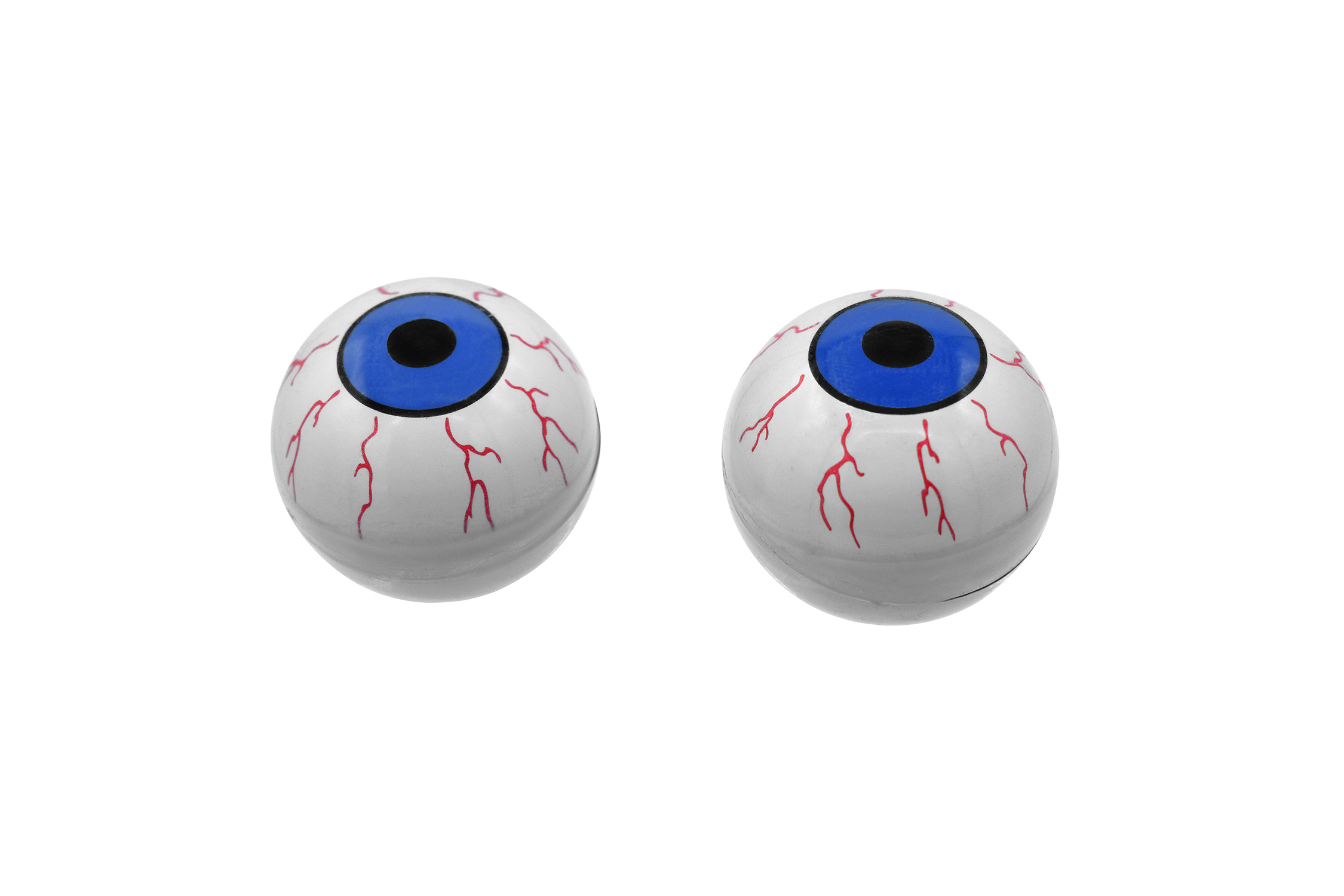 Nicky Bigs Novelties Fake Moving Wobbly Blue Eyeballs Gravity Eyes Set  Spooky Halloween Cosplay Prop